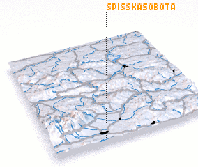 3d view of Spišská Sobota