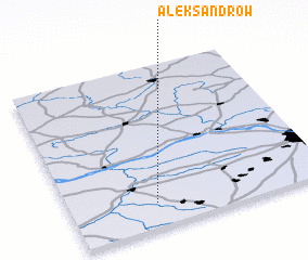 3d view of Aleksandrów