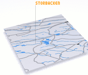 3d view of Storbäcken