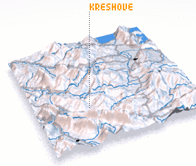 3d view of Kreshovë