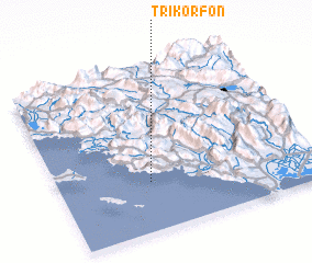 3d view of Tríkorfon