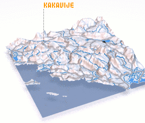 3d view of Kakavijë