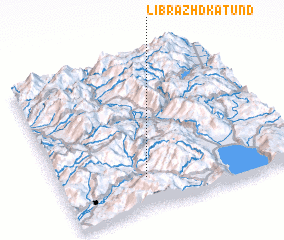 3d view of Librazhd-Katund