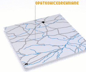 3d view of Opatkowice Drewniane