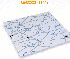 3d view of Łajszczew Stary