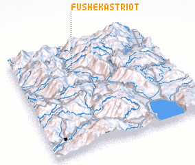 3d view of Fushë-Kastriot