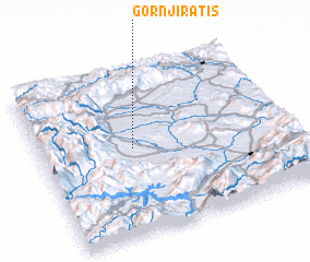 3d view of Gornji Ratiš