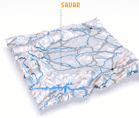 3d view of Šavar