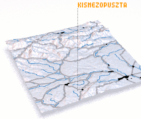 3d view of Kismezőpuszta