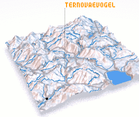 3d view of Tërnova e Vogël