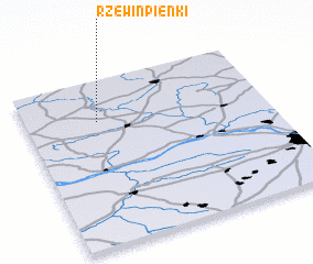 3d view of Rzewin Pienki