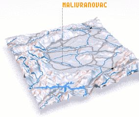 3d view of Mali Vranovac