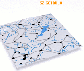 3d view of Szigetdůlő