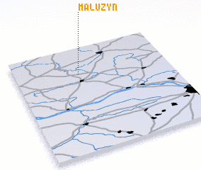 3d view of Malużyn