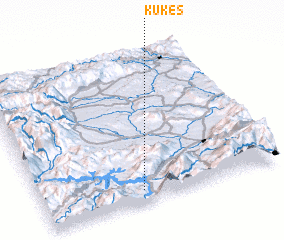 3d view of Kukës