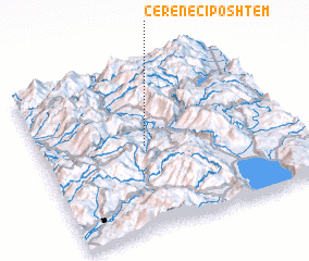 3d view of Çerenec i Poshtëm