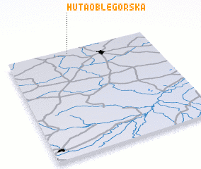 3d view of Huta Oblęgorska