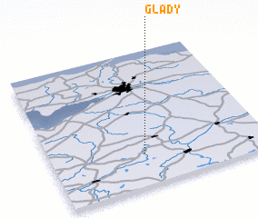 3d view of Glądy