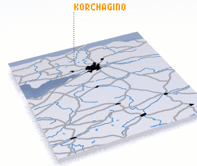 3d view of Korchagino