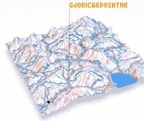 3d view of Gjorica e Poshtme