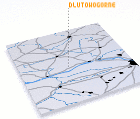 3d view of Dłutowo Górne