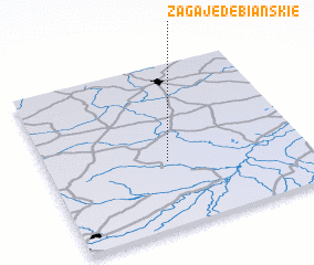 3d view of Zagaje Dębiańskie