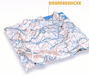 3d view of Qinam-Radovickë