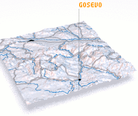 3d view of Goševo