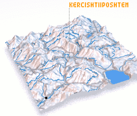 3d view of Kërçishti i Poshtëm