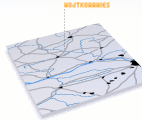 3d view of Wojtkowa Wieś