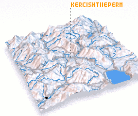 3d view of Kërçishti i Epërm