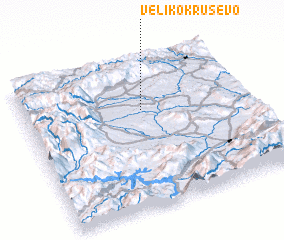 3d view of Veliko Kruševo