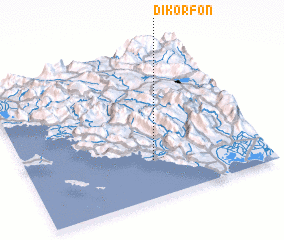 3d view of Díkorfon