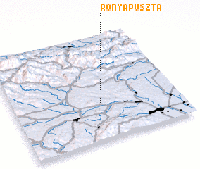 3d view of Rónyapuszta