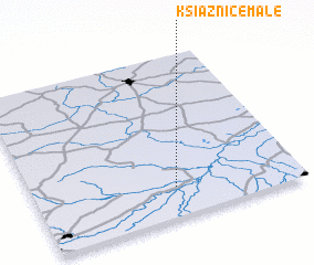 3d view of Książnice Małe