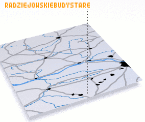 3d view of Radziejowskie Budy Stare