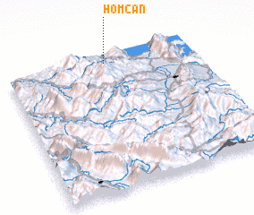 3d view of Homçan