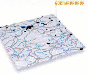 3d view of Gornja Vrbava