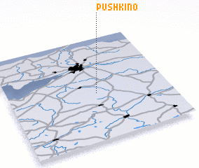 3d view of Pushkino