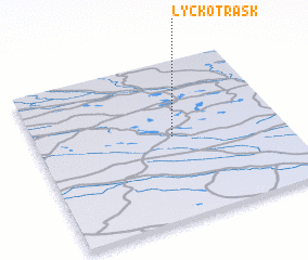 3d view of Lyckoträsk