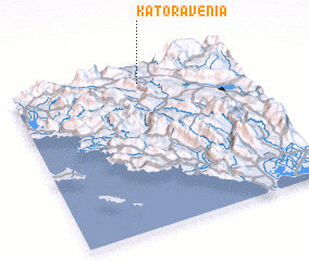 3d view of Káto Ravénia