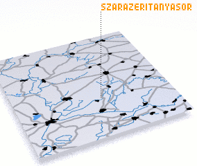 3d view of Szárazéri Tanyasor