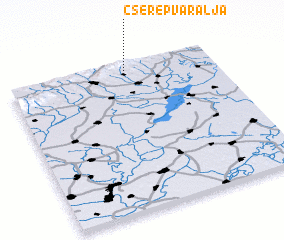 3d view of Cserépváralja