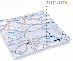 3d view of Tebepuszta