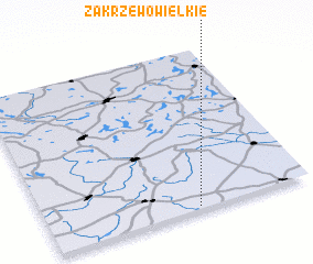 3d view of Zakrzewo Wielkie