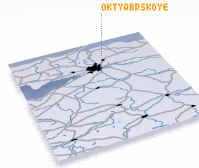 3d view of Oktyabr\