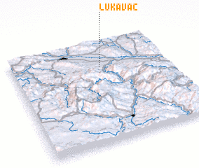 3d view of Lukavac