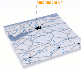 3d view of Shirokopolʼye