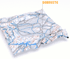 3d view of Dobrušte