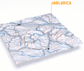 3d view of Jablanica